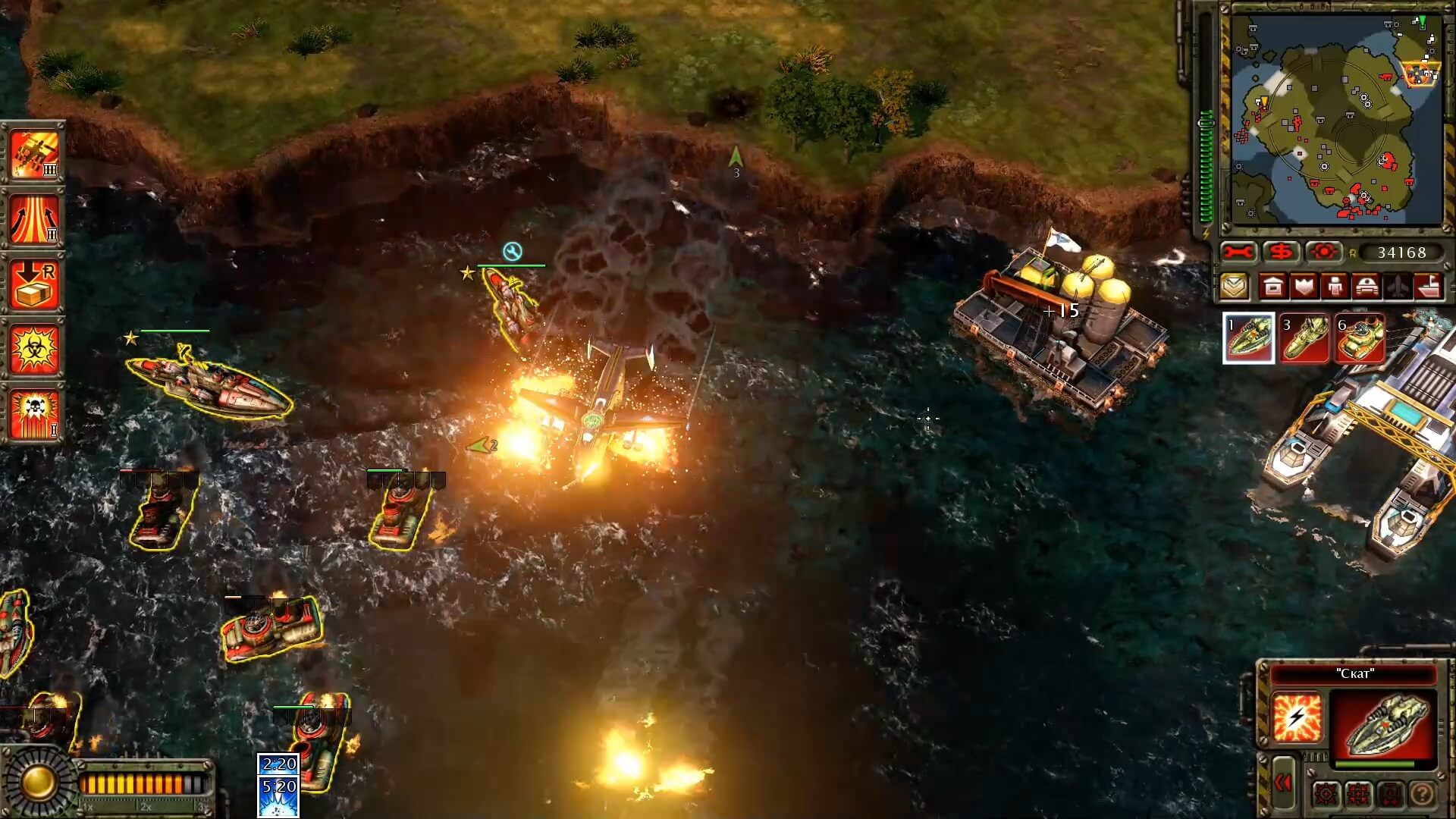 Red Alert 3 Uprising - геймплей игры Windows